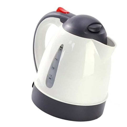 250W Portable Car Electric Kettle Truck Heated Water Tea Coffee Kettle Auto Shut Off For Road Trip 1000ml Beige