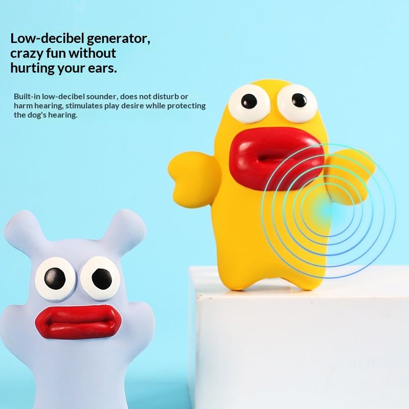 Durable Chew-Resistant Natural Latex Pet Squeaky Toy