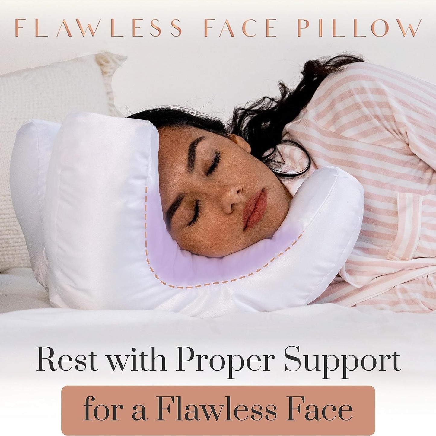 Beauty Sleep Anti-wrinkle Back Super Soft Shock-absorbing Pillow
