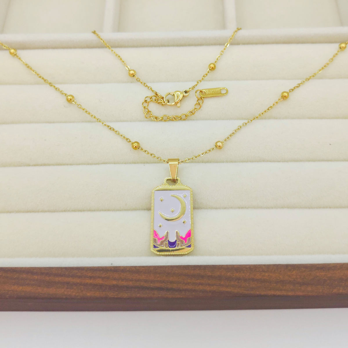 Ornament Accessories Plated 18K Gold Necklace