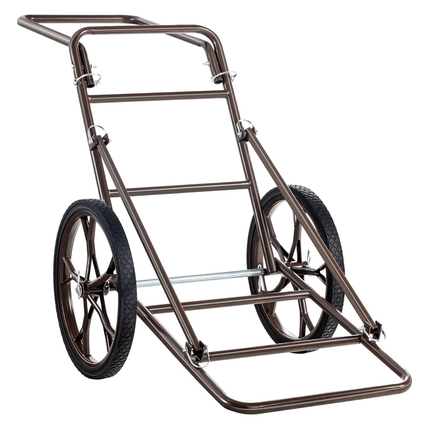Deer Cart, 500 LBS Capacity Folding Game Cart, Deer Cart Game Hauler With 17" Big Rubber Wheel & Ergonomic Handle, Heavy-Duty Game Cart Accessories, Utility Gear Dolly For Hunting Fishing Hiking