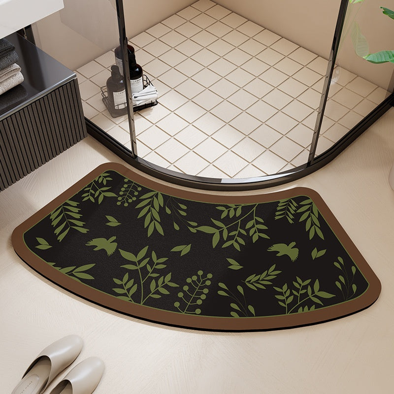 Diatomaceous Water-absorbing Bath Mat For The Toilet And Shower