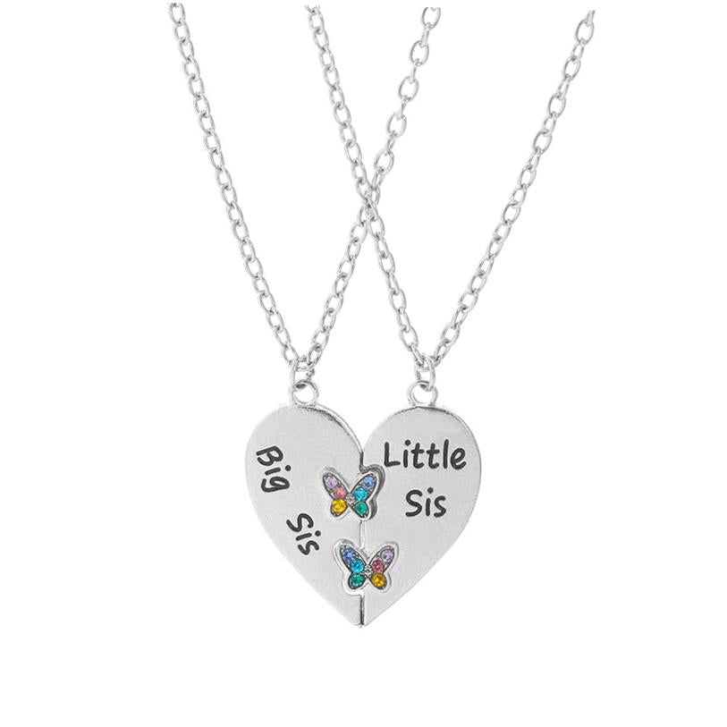 Simple Heart-shaped Pendant For Sisters And Best Friends