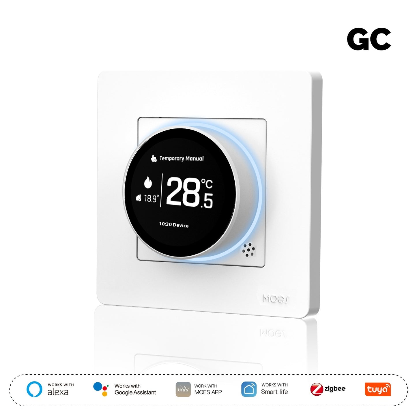 Smart Home Knob Underfloor Heating Temperature Controller Remote Timing Energy Saving