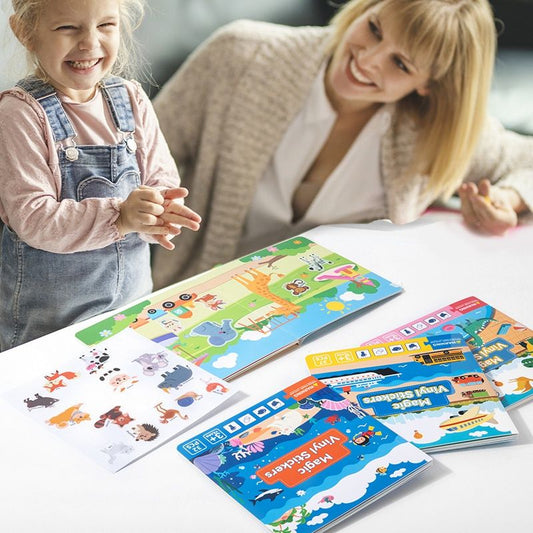 Cognitive Repeatedly Sticking Jelly Book Paper Toys