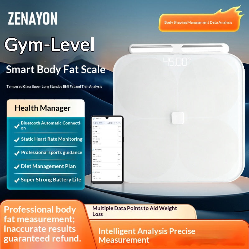 Eight Electrode Intelligent Body Fat Scale
