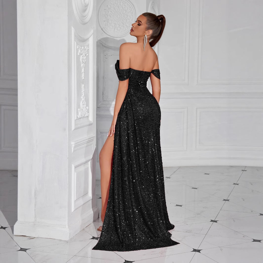 Best-selling Beaded Strapless Sexy Dress For Women