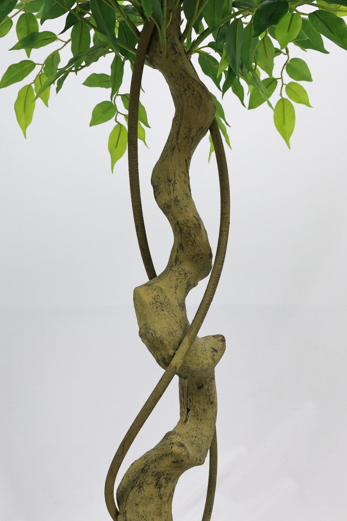 5.2FT Artificial Ficus Tree, Lifelike Faux Banyan Tree with Pot for Home, Office Patio Decor, 1pc/set