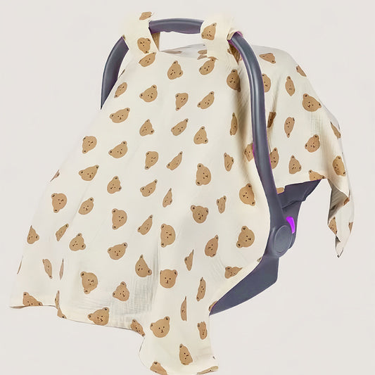 Multi-functional Feeding And Nursing Scarf Car Seat Sunshade Cover