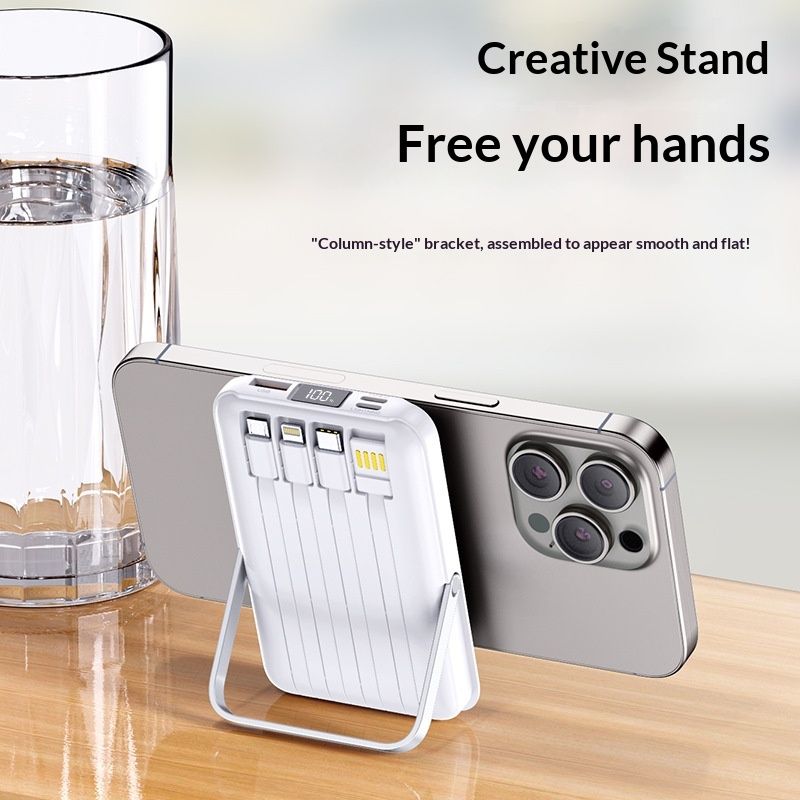 Wireless Charging Magnetic-Suction High-Capacity Power Bank