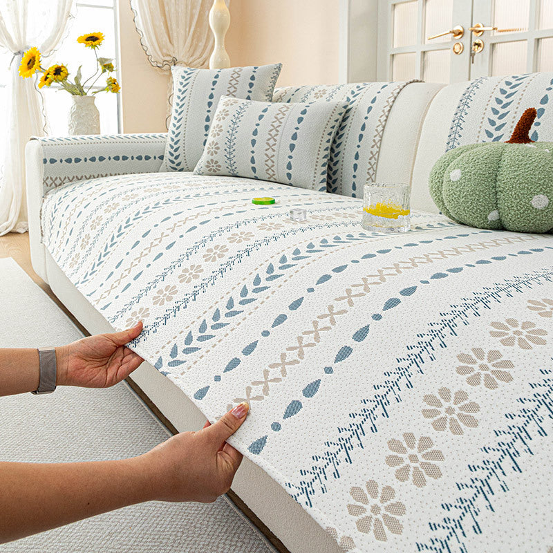 Ice Silk Cooling Mat Simple Sofa Cushion