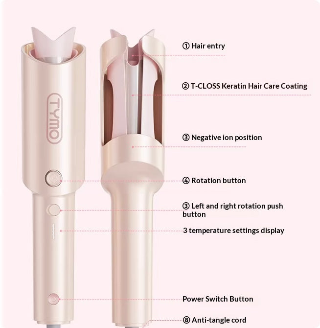Automatic Curling Iron With Long-lasting Anti Scalding, Hair Care And Anti Entanglement 32mm