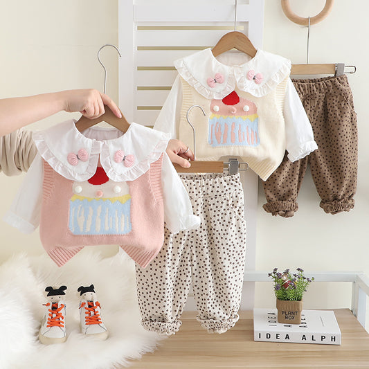 Baby Girl Spring Suit Fashionable Korean Style