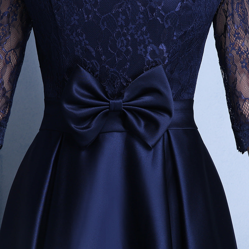 New Long-sleeved Wedding Bridesmaid Dress