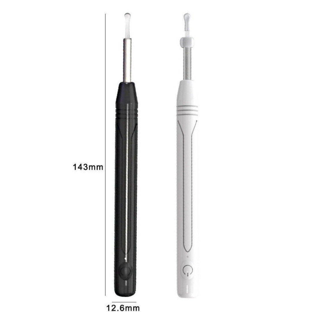 Smart Visual Earpick Ear Wax Removal Cleaner WiFi Ear Stick Endoscope Camera AU-black
