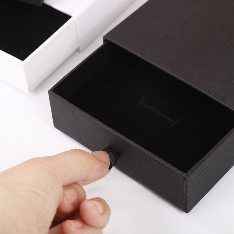 Fashion Jewelry Packaging Box Craft Paper Drawer