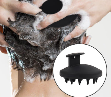 Silicone Round Hair Body Massage Brush For Bathing And Hair Care