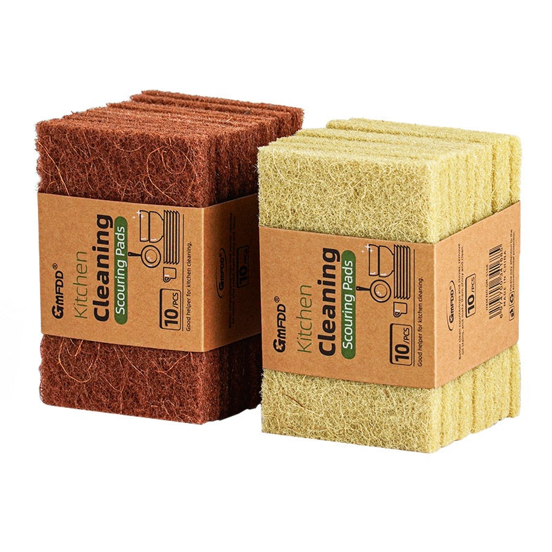 Sisal Scouring Pad Dishcloth Kitchen Cleaning Dishwashing Brush Pot-Cleaning Gadget