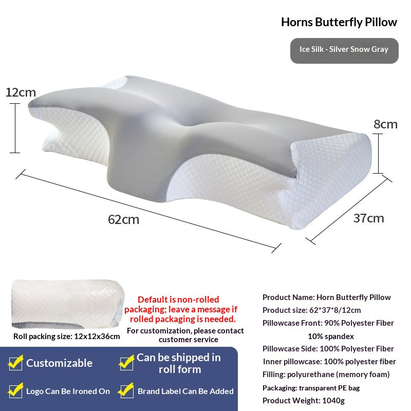 Memory Foam Pillow With Slow Recovery For Home Use