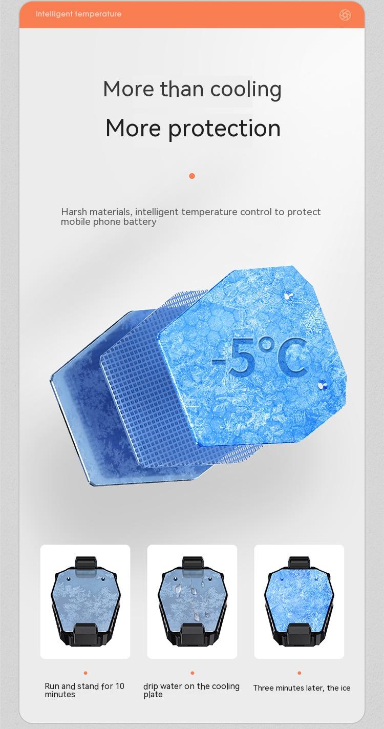 Mobile Phone Cooling Semiconductor Refrigeration Portable Back Clip Fast Radiator