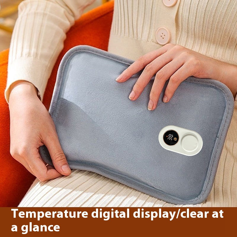 Digital Display Hot Water Bag Charging Hand Warmer Bed Sleeping Bed Fantastic Foot Warming Appliance