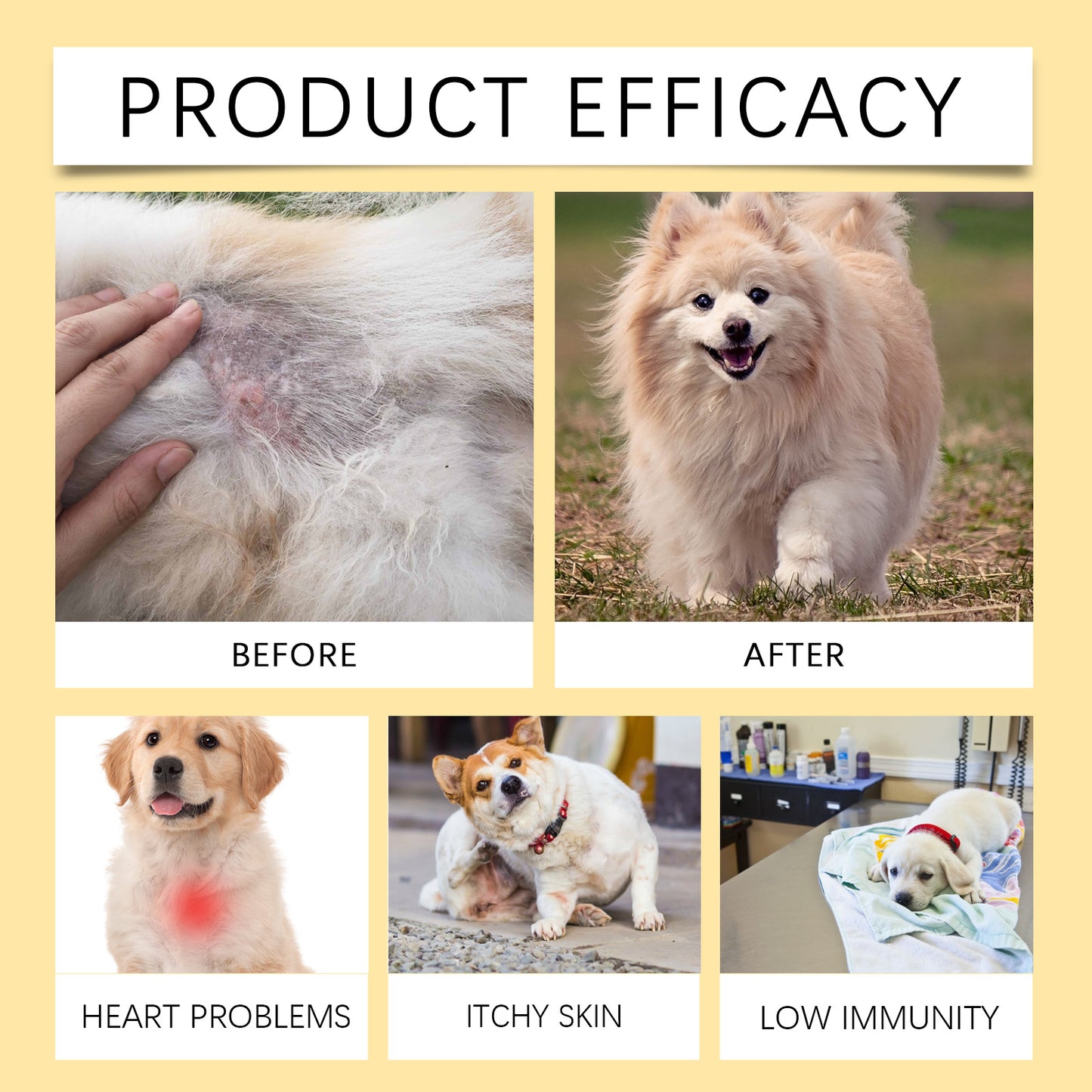 Dog Fish Oil Chewable Tablets,3 Skin & Coat Supplement For Itchy Skin, Seasonal Allergies, Support Bone, Digestion & Reproductive Health, 60 Tablets