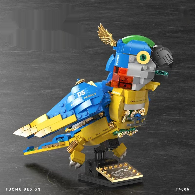 Macaw Steampunk Style Mechanical Assembling Educational Toys