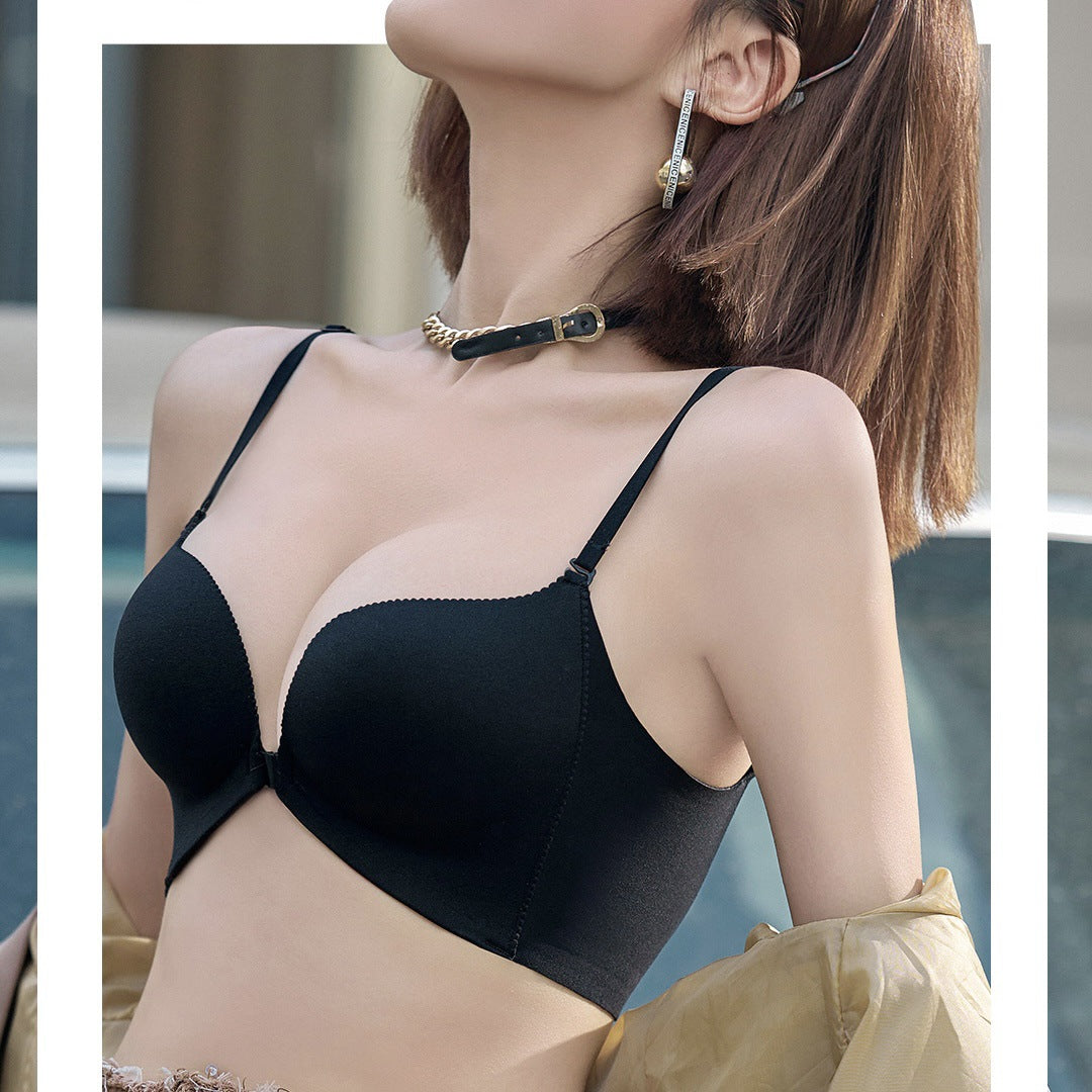 Medium-weight Cup Wireless Bra Can Cross Beauty Back Underwear