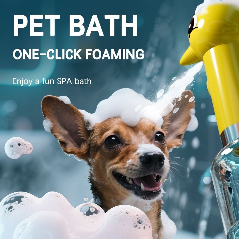 Pet Shower Foam Machine Cat And Dog Bathing