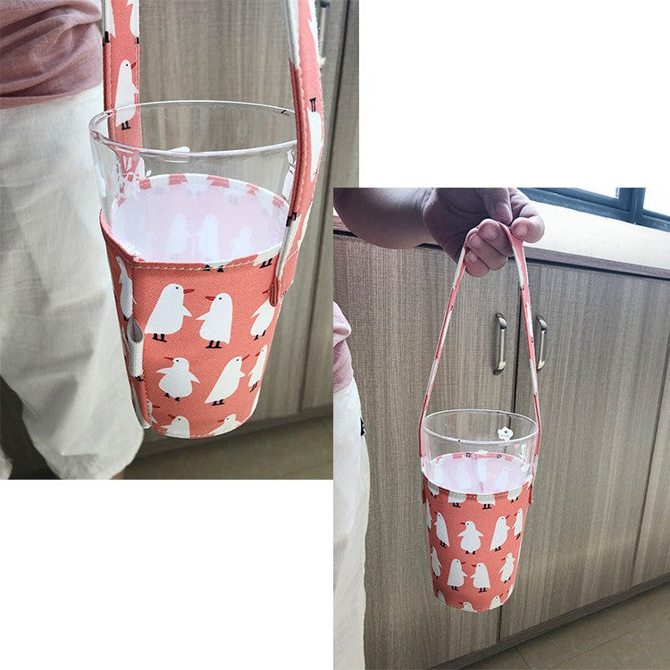 Portable Cup Holder Waterproof Bubble Tea Cup Sleeve