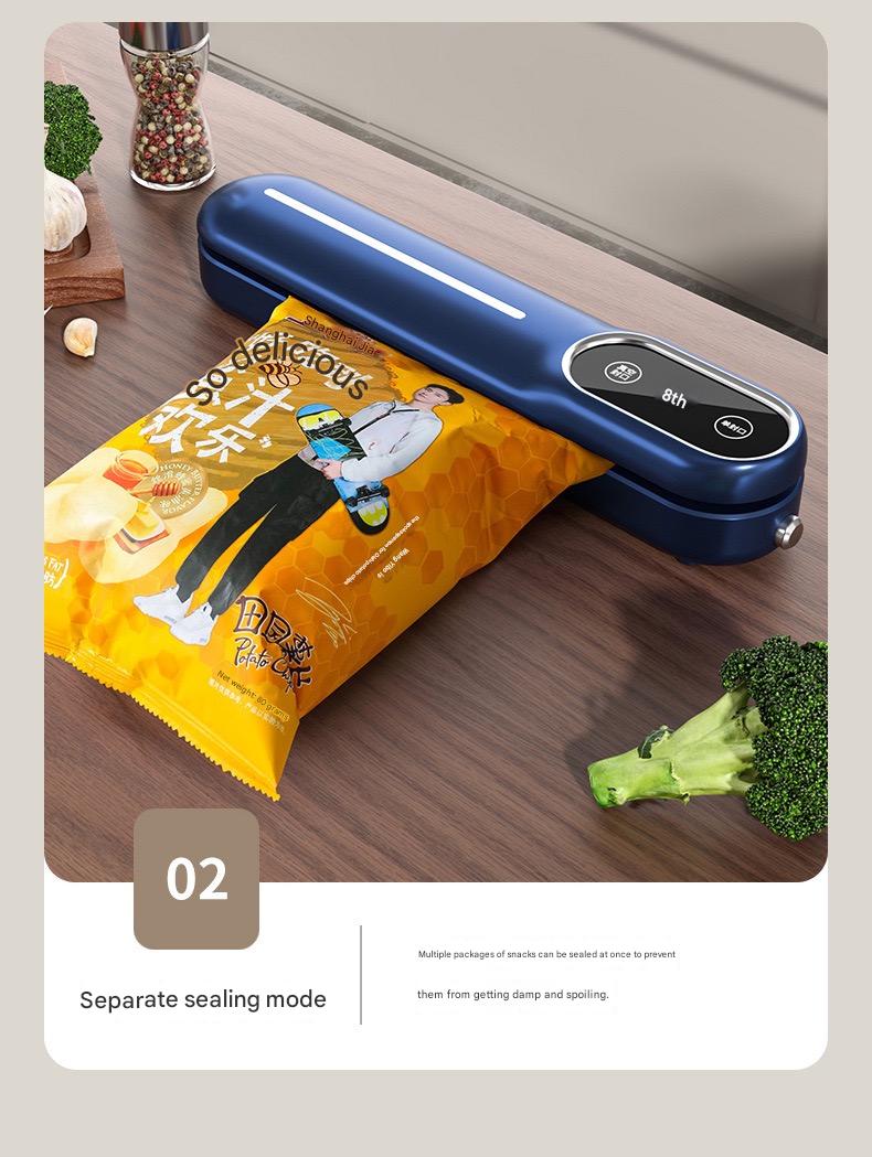 Fully Automatic Intelligent Sealing Machine With 50 Sealing Bags  Essential Food Preservation Tool