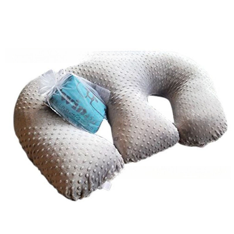 Multi-functional Nursing Pillow With Double-layer Design Baby Feeding Pillow To Prevent Milk Spillage And Spitting Up Supportive Cushion For Feeding
