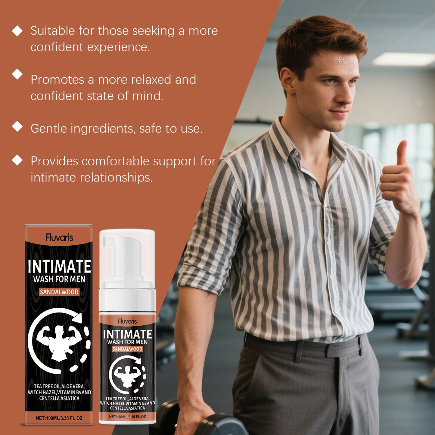 Gentle Formula Mens Care Mousse For Gentle Cleansing And Care