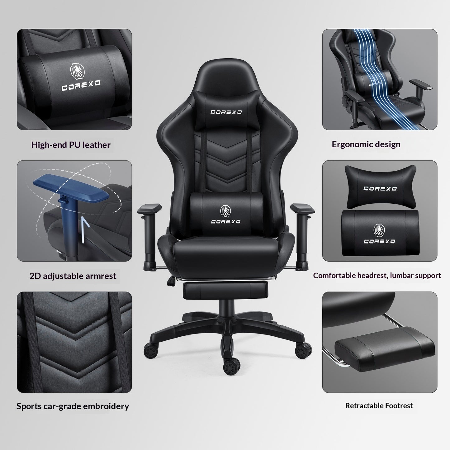 Internet Cafe Comfortable Long-sitting Computer Chair
