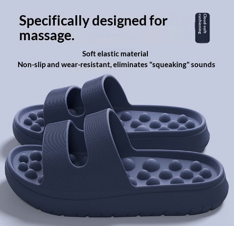 Women's Thick-Soled, Cushy Massage Slippers