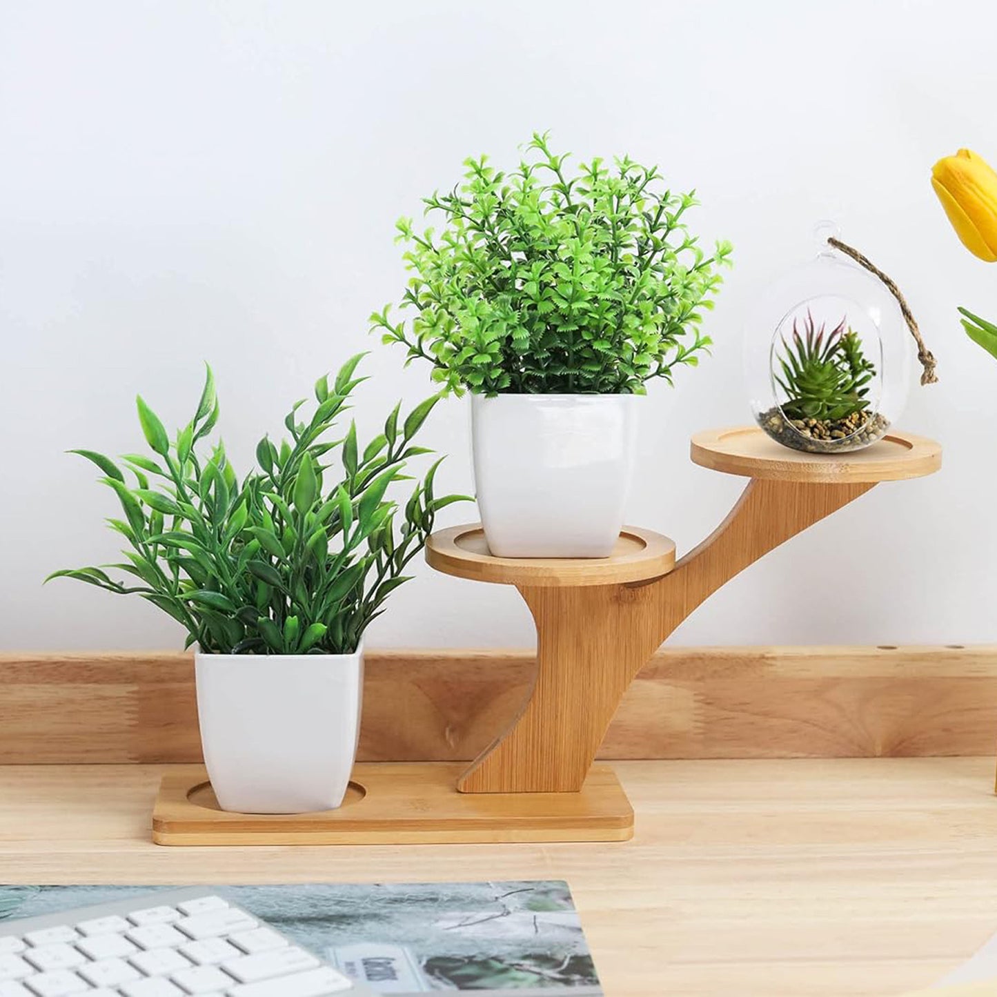 Small Potted Plants For Home Artificial Greenery Office Desktop Decoration