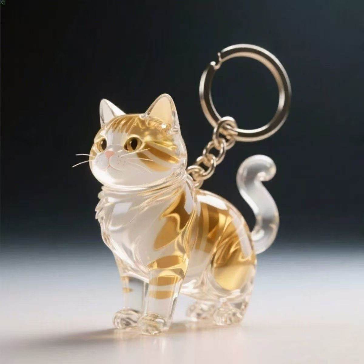 Cute Pet Souvenir Bag Keychain