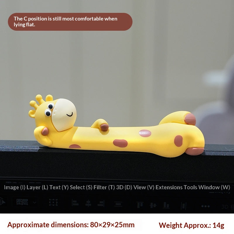 New Office Computer Decorations Eye-Catching Giraffe