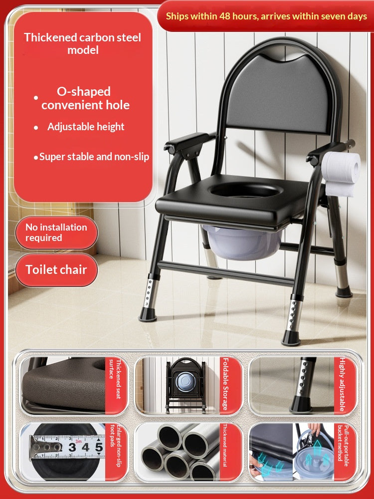 Household Stable Health-Care Foldable Toilet Seat