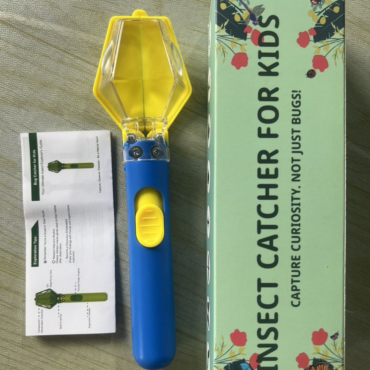 Bug Catcher Kit For Kids, Insect Trap With 6X Magnifying Glass - STEM Learning & Exploration Toy, Outdoor Activity Gift For Children