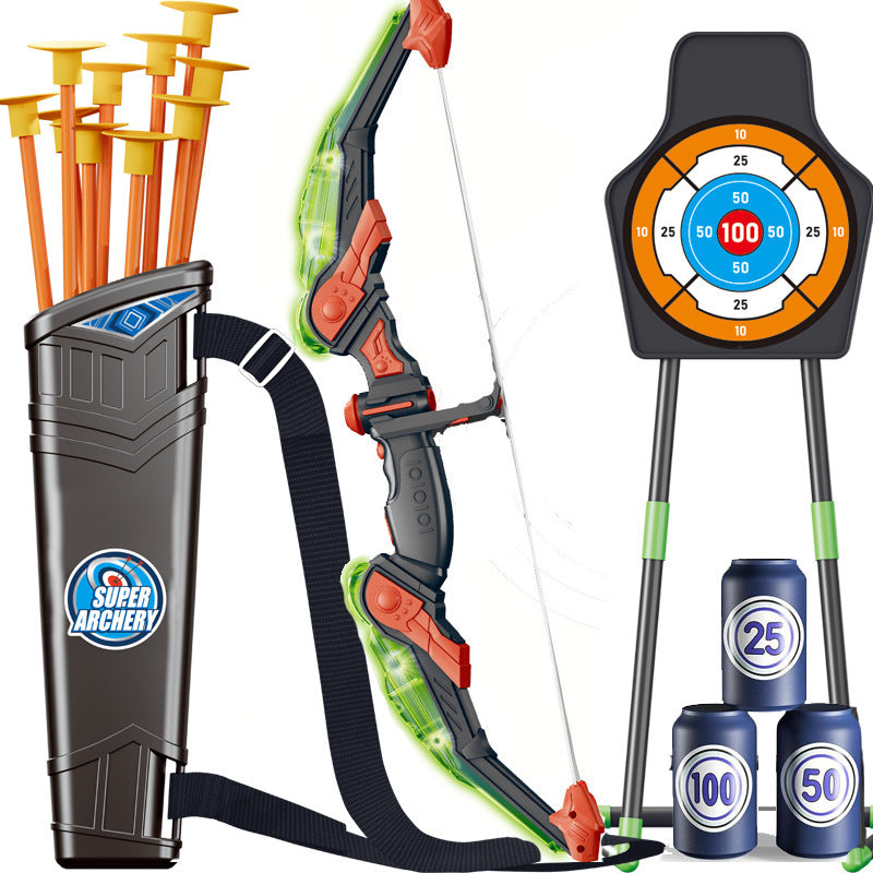 Children's Bow And Arrow Toy Quiver Target Archery Indoor Boys Girls Outdoor Leisure Entertainment Equipment Toy Wholesale
