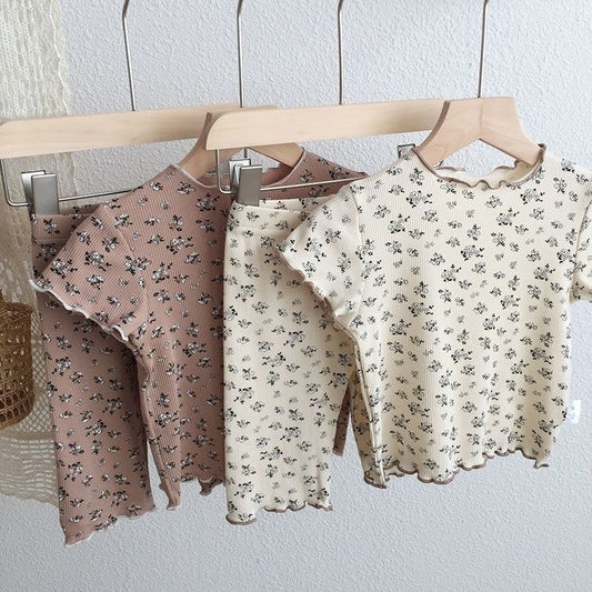Stylish New Korean-style Short-sleeve Outfit For Babies