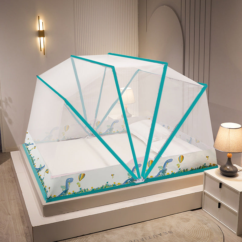 Foldable, No-assembly-needed Mongolian Yurt Mosquito Net For Home Use