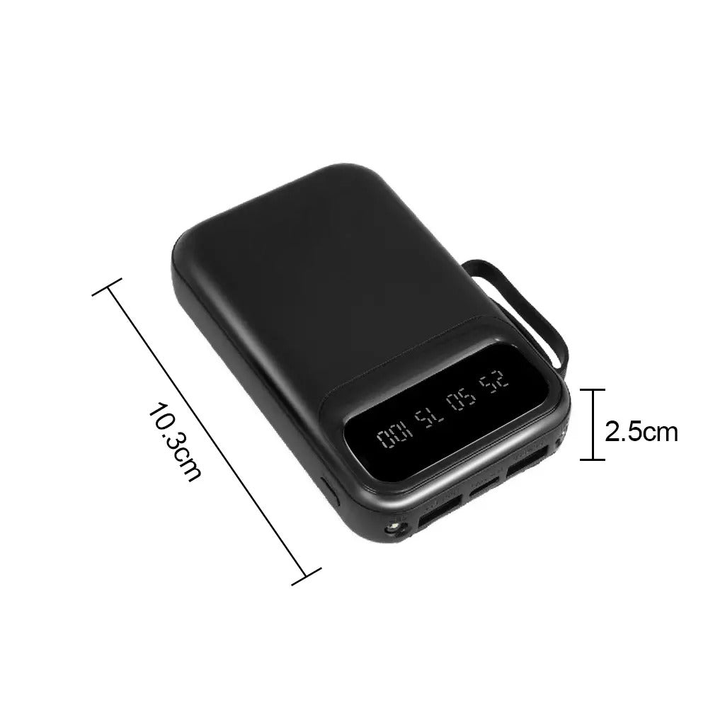 3o000mAh Power Bank, Fast USB Charger, External Battery For Mobile Phones DE