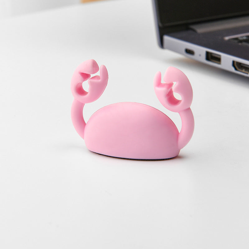 Cartoon Crab Cord Manager Mobile Phone Charging Cable
