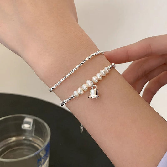 Korean-style Sweet And Cool Lily Of The Valley Pendant Bracelet
