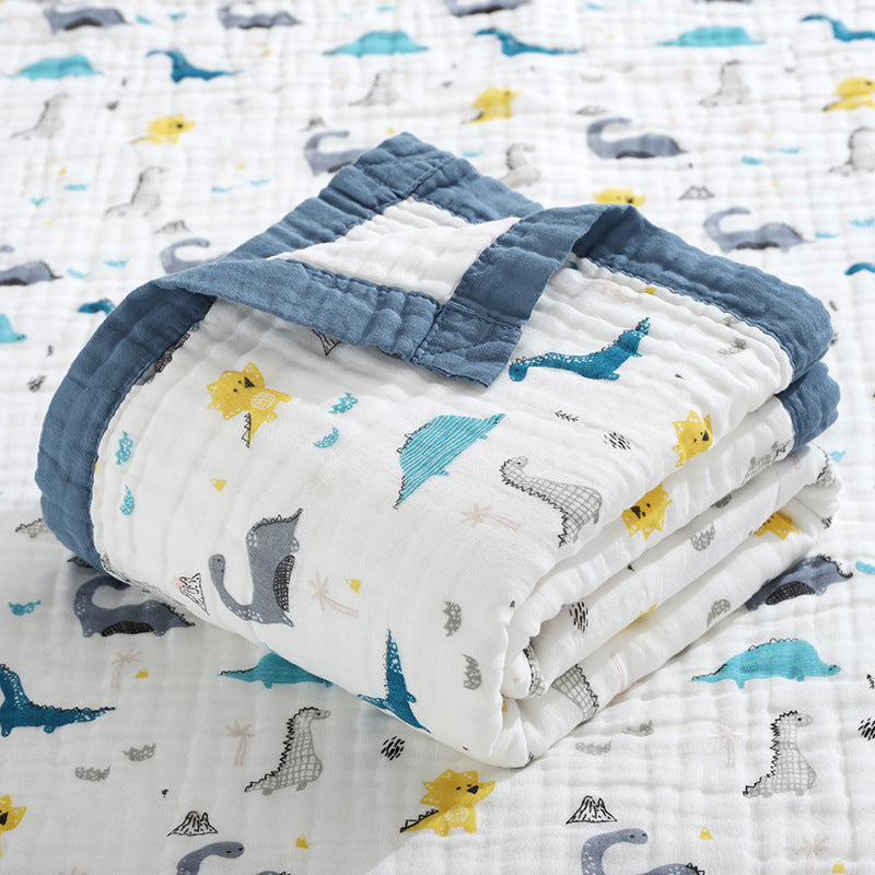 Baby Bath Towel Six-layer Pure Cotton Gauze Blanket