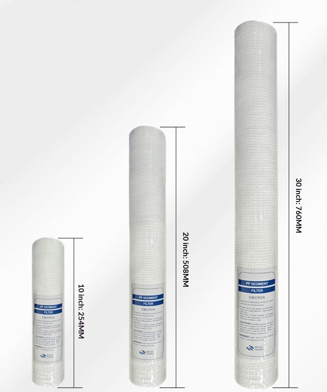 Universal 20-inch Food-Grade PP Cotton Meltblown Filter Cartridge For Water Purifiers