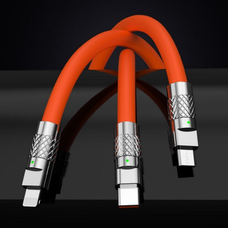 Mobile Phone Charging Cable Super Fast Charge Line Three-in-one