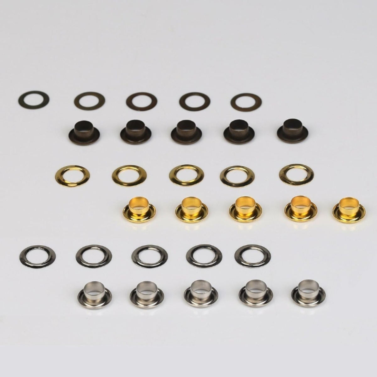 Metal Eyelet Set With Installation Tool – 100 Eyelets In Various Sizes – Complete Eyelet Kit For Textiles, Leather, And Craft Projects – Craft Supplies